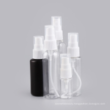 Mini plastic black cosmetic spray bottle 10ml-120ml mist spray bottle